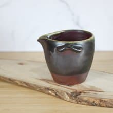 【送禮好物】200ml 天目釉 柴燒茶海 公道杯 鶯歌葉敏祥手作
