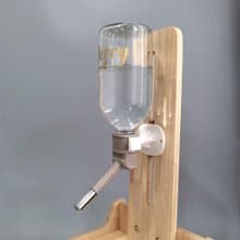 Me And My Pet|訂製寵物貓咪小狗立式實木飲水器|雕刻