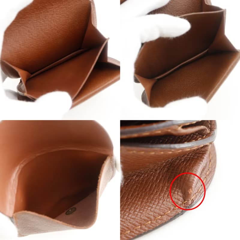 【日本直送】ルイ・ヴィトン LOUIS VUITTON ポルトモネグセ コインケース M61970 モノグラム 茶 CT1004 ユニセックス【中古】