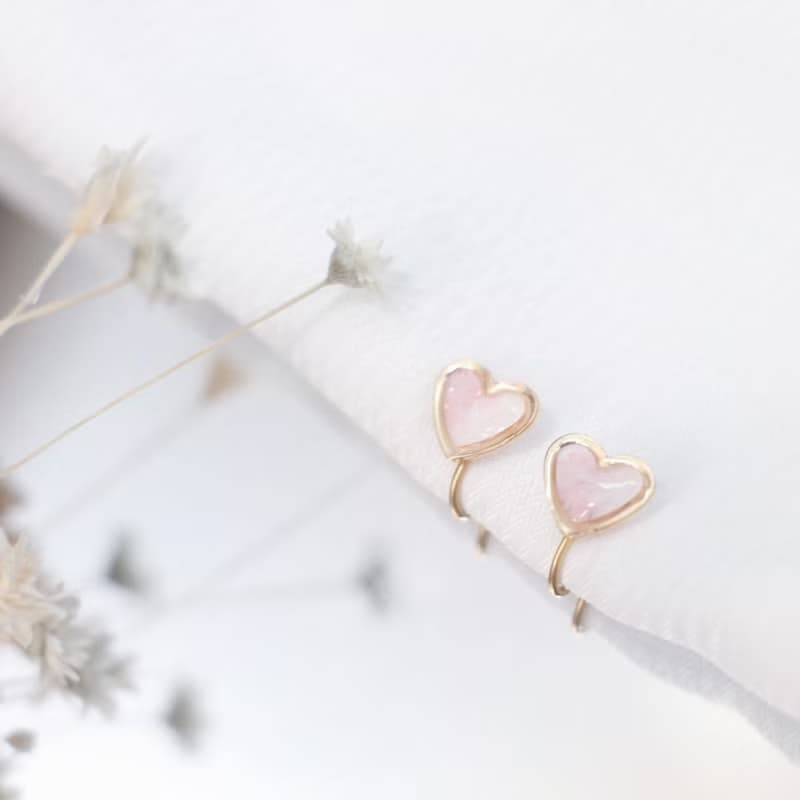 傾心 | Devoted Heart | 夾式耳環