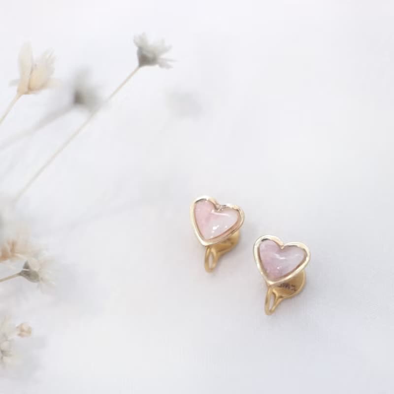 傾心 | Devoted Heart | 夾式耳環