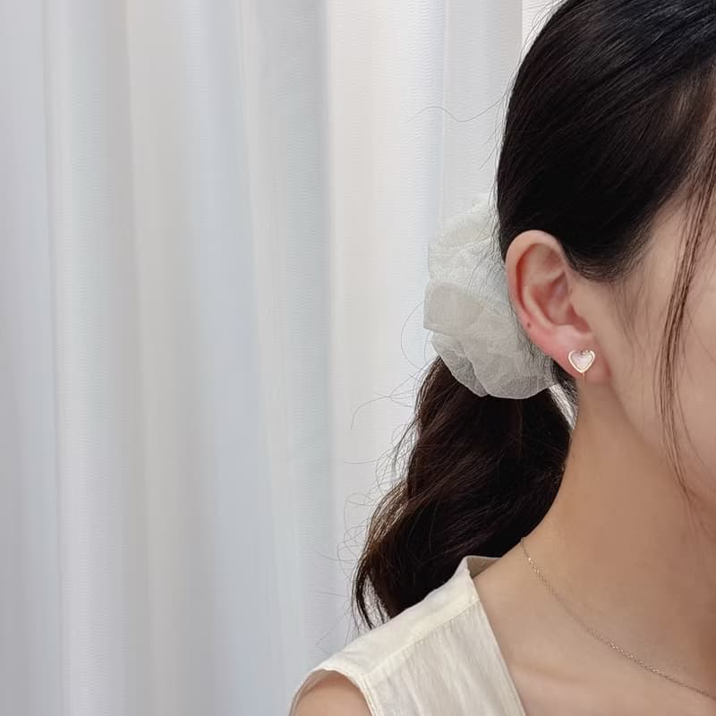 傾心 | Devoted Heart | 夾式耳環