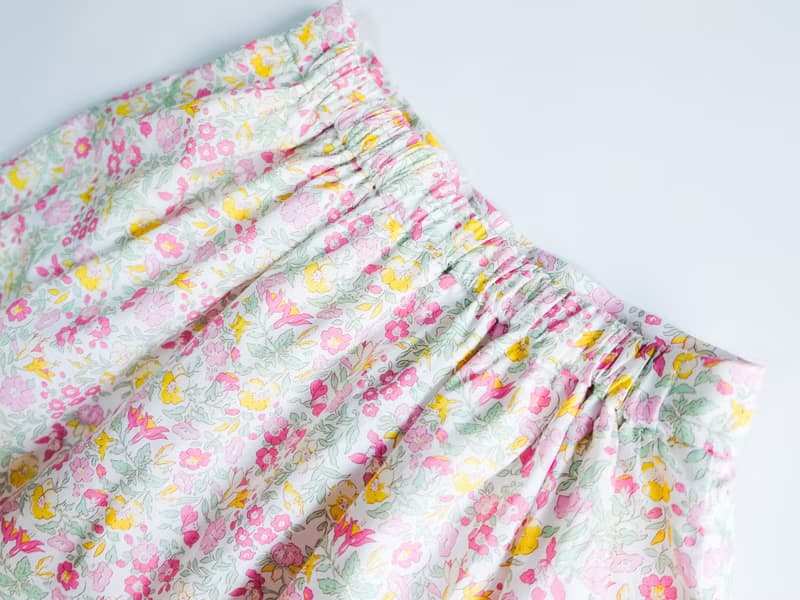 英國LIBERTY FABRICS Rosa荷葉裙擺澎澎短裙