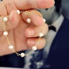 淡水パール の　ブレスレット 6月誕生石