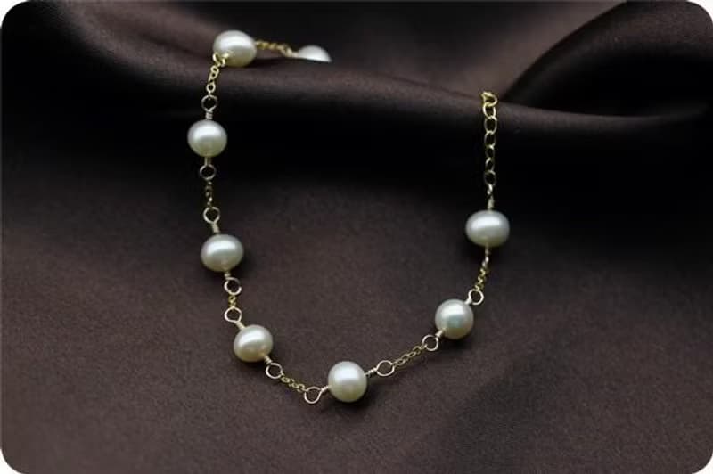 淡水パール の　ブレスレット 6月誕生石