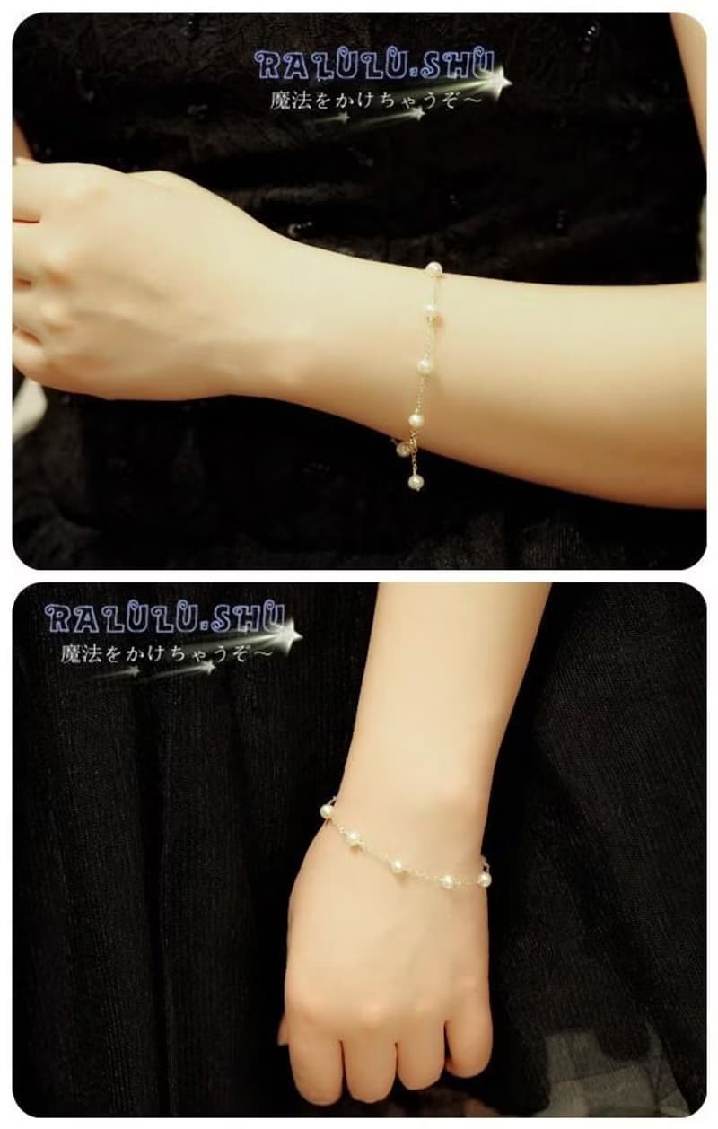 淡水パール の　ブレスレット 6月誕生石