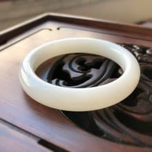 天然羊脂白玉和田玉手鐲料子柔和平安喜樂順遂無憂收藏級玉石手鐲