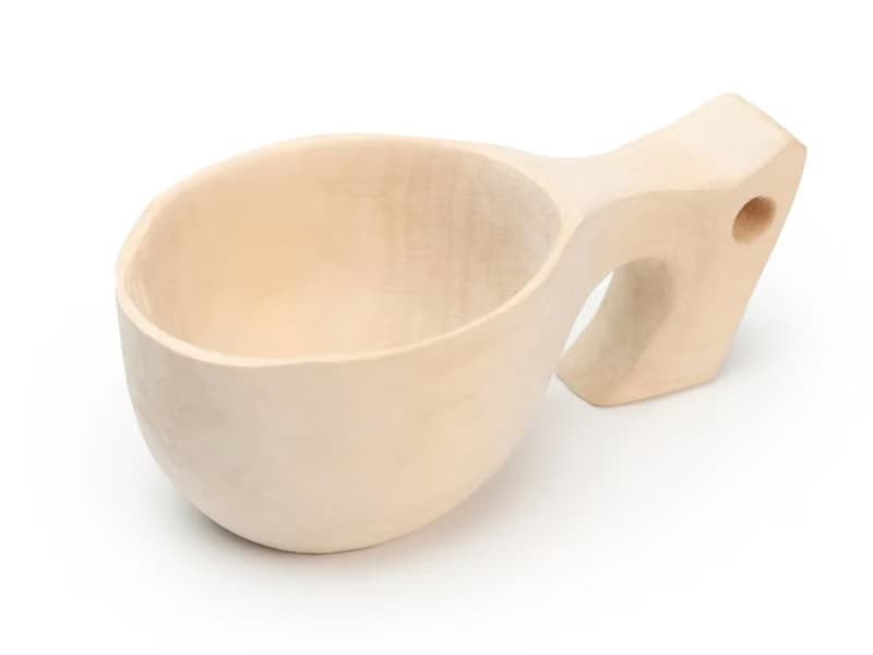 DIY 手作雕刻材料包-北歐 Kuksa 木杯 (長柄鑿刀.椴木)