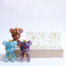 【Hourrae荷萊】獨家訂製 招財好運晶熊 招財吊牌 水晶擺件 RICH