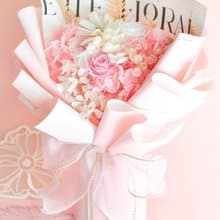 冬日告白-粉恆星花束 Preserved -34