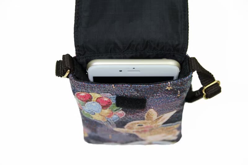 手機袋S  防潑水 平織緹花   躲貓貓 iphone12  斜背