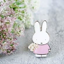 【Pinkoi x miffy】Miffy 押花別針 / 徽章