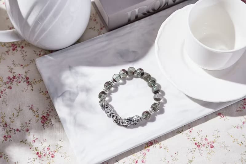 招財納福貔貅紅綠幽靈手鍊(男款)(含開光)防小人、領導能力