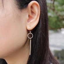 免費改夾式【流星】純銀耳環/垂墜搖擺/幾何/原創設計