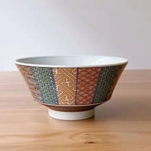 染錦祥瑞麵碗 /美濃燒/丼飯碗