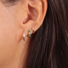 日韓風滿鑽耳扣女 輕奢高級感氣質耳飾 簡約冷淡風925銀耳環耳扣