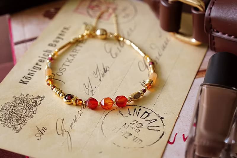 開運 健康 x 紅瑪瑙 石榴石 黃玉 黃水晶 磁扣【星空浩瀚】手鍊