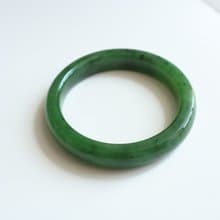 天然和田玉手鐲俄料老坑碧玉手鐲玉質溫潤細膩送母親平安喜樂順遂