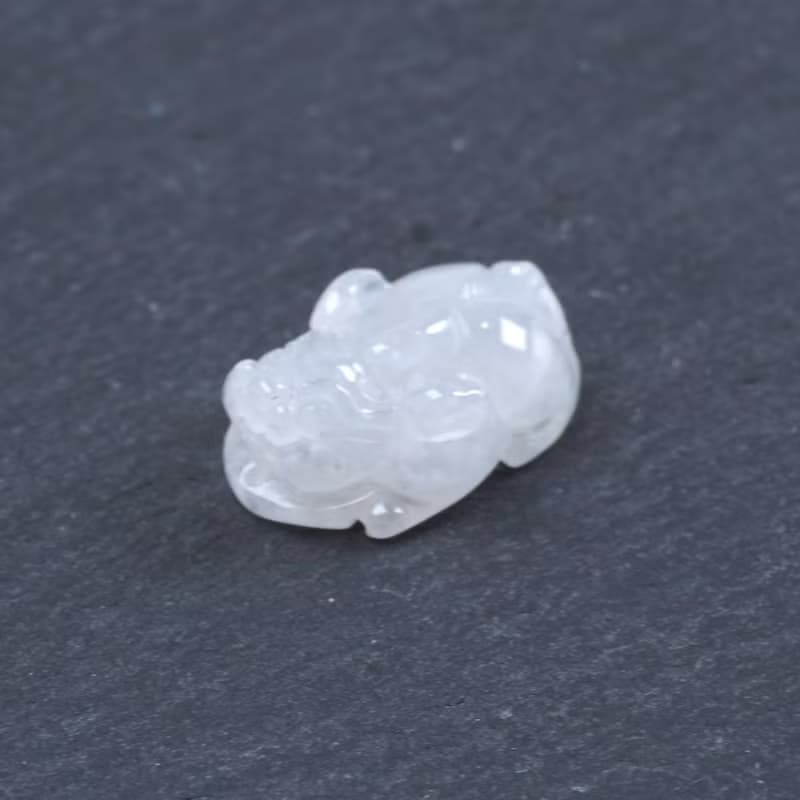 【招財神獸】冰種翡翠貔貅 | 裸石 | 天然緬甸玉翡翠A貨 | 送禮