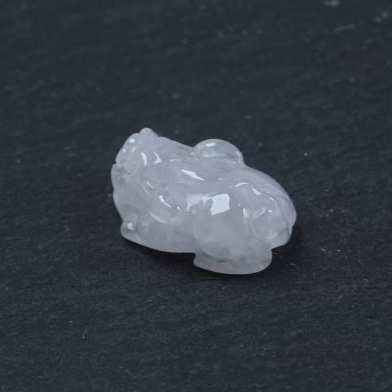 【招財神獸】冰種翡翠貔貅 | 裸石 | 天然緬甸玉翡翠A貨 | 送禮
