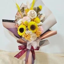 索拉向日葵花束