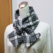 可調式短圍巾.scarf 保暖圍脖 雙面雙色 大人.小孩均適用