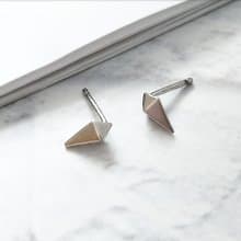 DoriAN 小鉚釘龐克風rivet925純銀耳環附純銀保證卡 精美禮物包裝