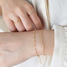 14K金點點細手鍊