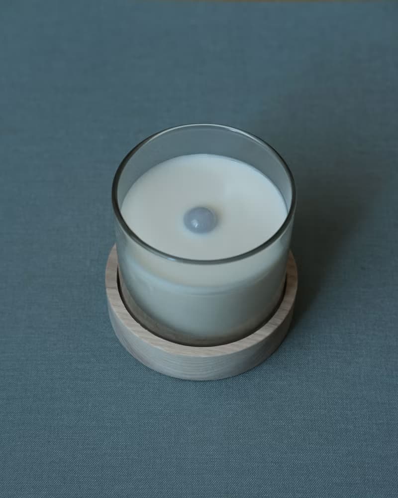 DUO大豆蠟礦石香氛蠟燭 (無木蓋)
