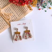 無比耀眼 | 緞帶耳環 耳夾
