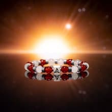 【驚門赤】 |  石榴石  |  水晶手鍊 | 突破界限