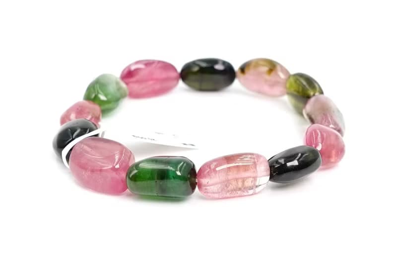 寶麗金珠寶-天然彩色糖果碧璽手鍊