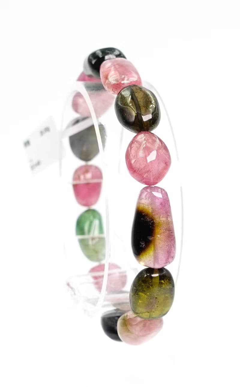 寶麗金珠寶-天然彩色糖果碧璽手鍊