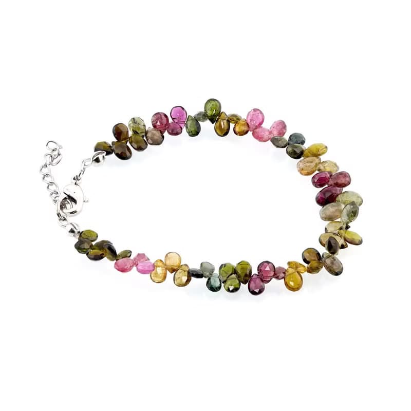 寶麗金珠寶-天然彩色碧璽手鍊
