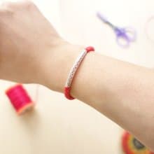 台北大稻埕-手作繩編防水手環/手鍊/項鍊-蠟線