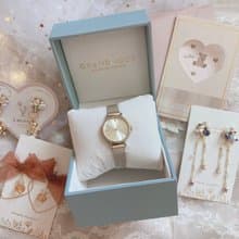 開學禮物 復古 Grand Jour 東京製 女裝 磨沙金屬色手錶Vintage