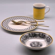 德VB │奧頓系列組合-點心杯碗盤3件組(4款可選)