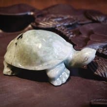 【吉祥‧長壽】飄花翡翠烏龜 | 天然緬甸A貨翡翠 | 送禮