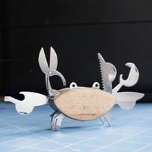 美國 Kikkerland 多技能螃蟹六合一工具 開瓶器開罐器器剪刀螺絲