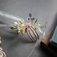 瀾音 - 手工樹脂髮梳 飾品 髮飾 禮物