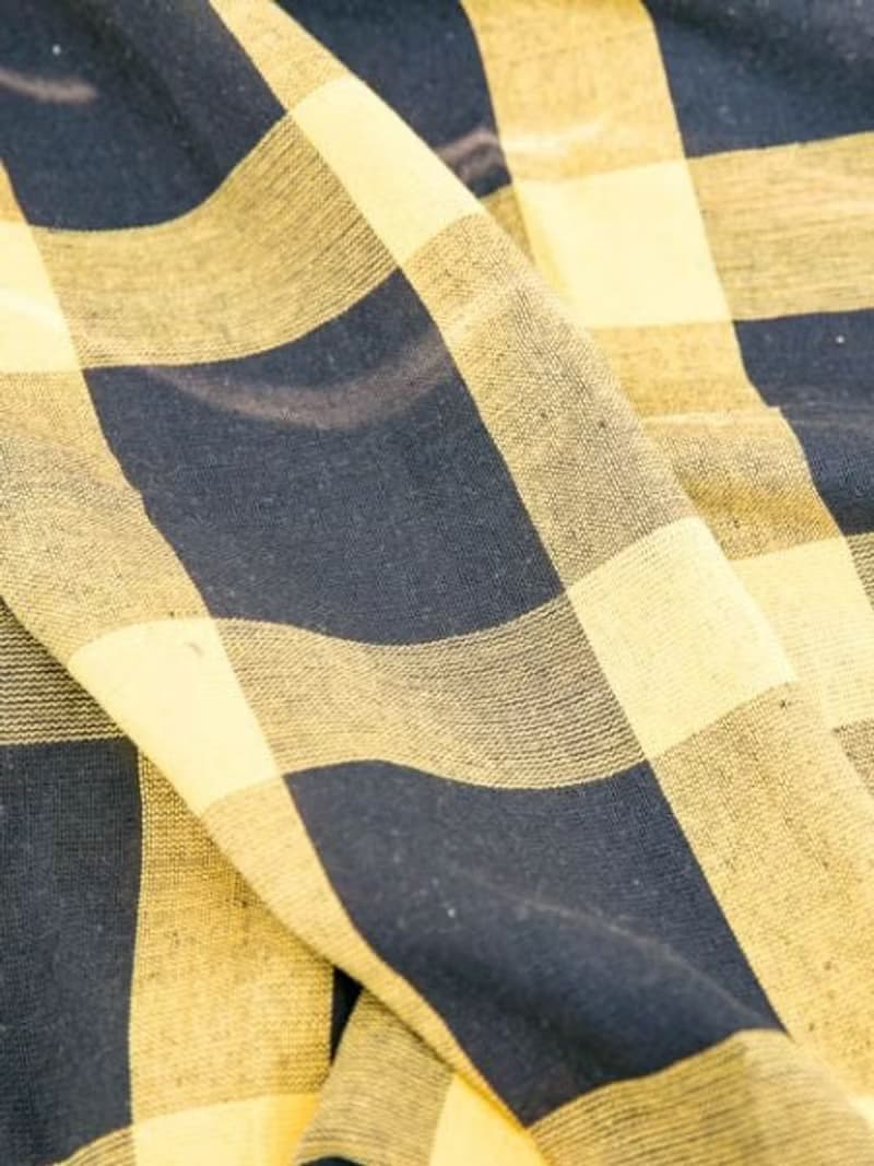 Plaid Pattern Bed Cover Multi Cloth