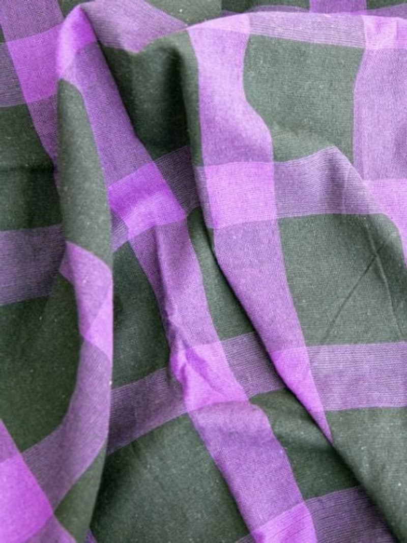 Plaid Pattern Bed Cover Multi Cloth