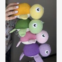 Turtle plush, turtle toy, crochet turtle, sea animal