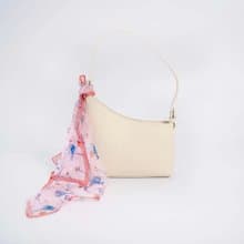 花園鳥 - 雪紡紗小絲巾