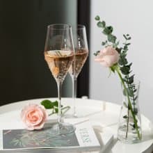 【GRANDI】奧地利 極光260 會呼吸香檳杯 施華洛世奇水鑽酒杯