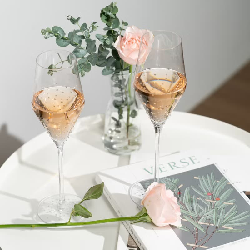 【GRANDI】奧地利 極光260 會呼吸香檳杯 施華洛世奇水鑽酒杯