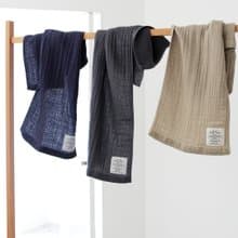 日本製 2.5-PLY GAUZE 100% 有機棉 圍巾 by SHINTO TOWEL