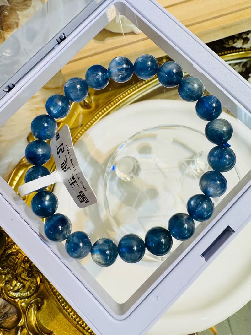 最高級數美人魚藍晶石7.8-8.2mm22.80g轉運水晶晶石提升洞悉力