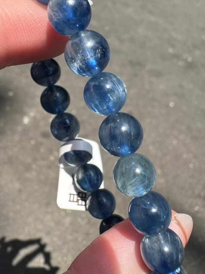 最高級數美人魚藍晶石7.8-8.2mm22.80g轉運水晶晶石提升洞悉力