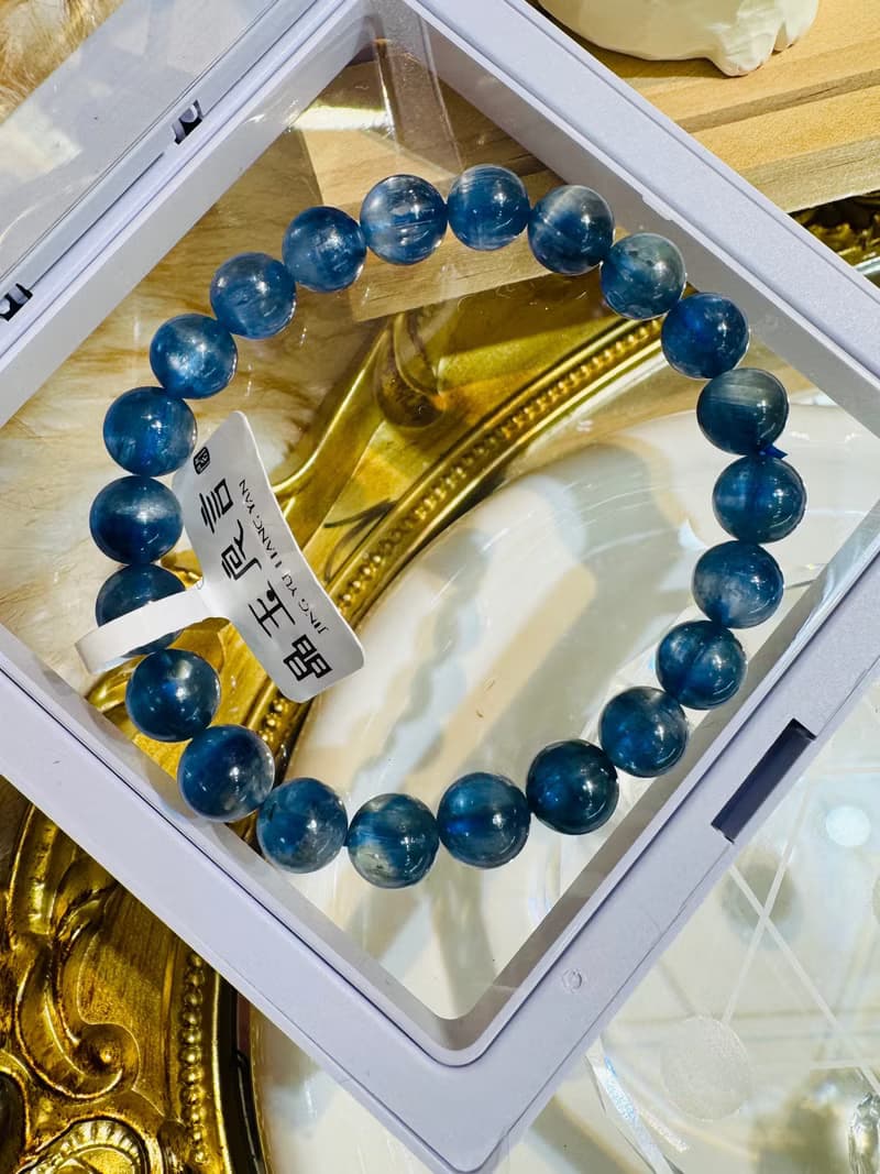 最高級數美人魚藍晶石7.8-8.2mm22.80g轉運水晶晶石提升洞悉力